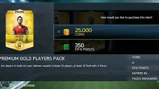 FIFA 14 25K Packs Pack Opening With INFORM Ultimate Team