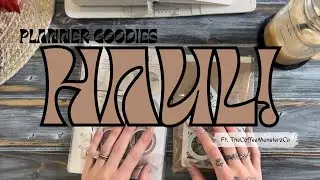 Planner Haul | TheCoffeemonsterzCo