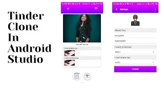 Tinder Clone | Dating App | Chat XML & Setting Menu | Android Studio | Part 14