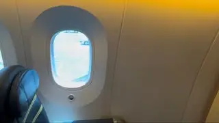 What Scoot Airlines Boeing 787 with ScootPlus and Board me first, Seat 1 A and 1 C look like