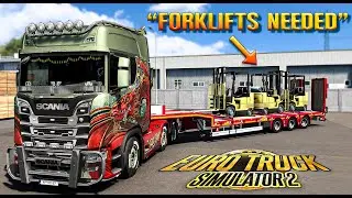 Transporting Forklifts Across Borders | ets2