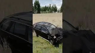 Покатушки с другом на стареньком BMW X5 (BEAM NG DRIVE) #BeamNG#Shorts#crash #Жесть