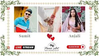 ⭕ WEDDING CEREMONY ⭕ SUMIT 💞 ANJALI ⭕ LIVE BY : PUNIA ART PHOTOGRAPHY M...9416692537