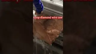 Jade Cutting with diamond wire saw #diamondwiresaw #wirecutting #cuttingmachine #gemstone