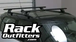 Mini Countryman Thule Rapid Podium BLACK AeroBlade Roof Rack '11-'15* by Rack Attack