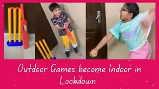 Outdoor Games Become Indoor | 4 Interesting Lockdown 2021 Games - Cricket , Tic-Tac - Toe & More
