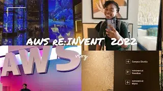 Come with me to the BIGGEST  tech conference in the U.S |  AWS re:invent #vlogs #vegas #awsevents