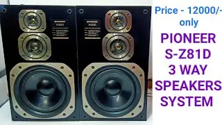 PIONEER 3 Way Speaker System Very Nice Condition 👍 Price- 12000/- Only Contact No - 9871265010