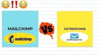 MAILCHIMP vs GETRESPONSE -😳 || [MY BEST OPTION Shocked me 🥵]