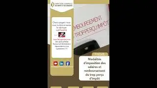 Modalités d'imposition des salaires et remboursement du trop perçu d'impôt version wolof