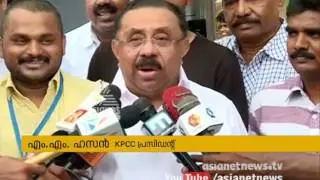 KPCC president M. M. Hassan's response on AK Saseendran resignation