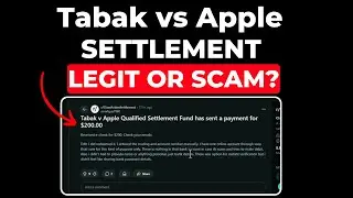 Tabak v Apple Qualified Settlement Fund Email &ndash; SCAM Alert or Legit? (2026 Updated)