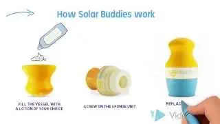 Solar Buddies - The child friendly sun tan lotion applicator