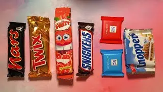 Most Popular Candy ASMR 🍭  Chocolate Unwrap