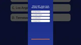 What Nfl Team Changed Cities Most Recently Challenge Quiz