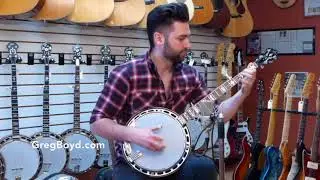 Huber VRB 4 Custom Burled Walnut Banjo