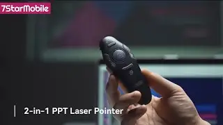 XO CF26 PPT Remote Control Flip Pen + Mouse 2-in-1 Function - Black Pen With Laser Pointer And Mouse