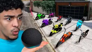 COLECIONANDO MOTOS BILIONÁRIAS QUE A ALEXA MANDAR NO GTA 5
