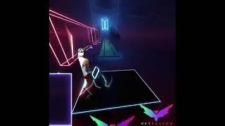 GAS OFF THE SCREEN 10 Lane #shorts Beat Saber Custom songs Joetastic TougeVR