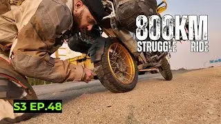Breakdowns, Kindness & 800KM Struggle Ride to Riyadh | Urdu MotoVlog | Middle East Tour S3-EP.48