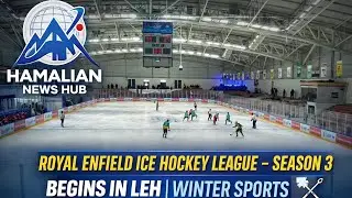 Royal Enfield Ice Hockey League Season 3 Begins in Leh, Boosting Winter Sports Culture