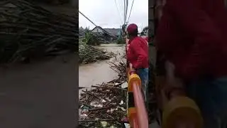 jembatan kali cimeneng sitinggil#air besar hampir meluap