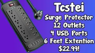 TcSki Power Strip Surge Protector Unboxing & Review Compared To Other Surge Protectors