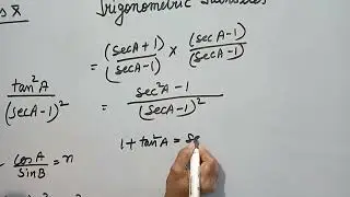 Problems based on trigonometric identities