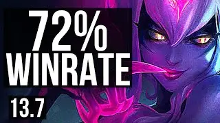 EVE vs ELISE (JNG) | 6/1/15, 72% winrate, Dominating, Rank 13 Eve | KR Master | 13.7