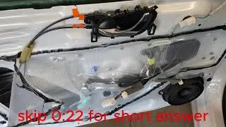 Removing 2018 Nissan Sentra Inner Door Handle (to replace actuator)