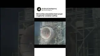 Bird strike simulation test on jet engine for aviation safety