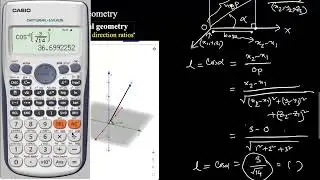 7.1 Direction cosines and direction ratio( theory and formulas)