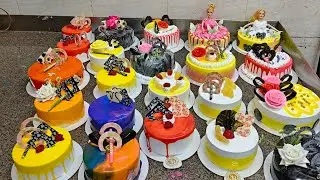 Simple Cake Design For Birthday | VS Rajesh Cake Live In | Cake Designs