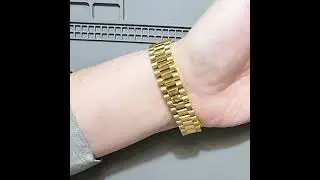 Presidential Bracelet Hidden Clasp Operation