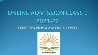 KV NLC NEYVELI CLASS 1 OLA 2021