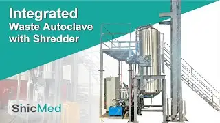 Autoclave For Biomedical Waste Treatment with Shredder