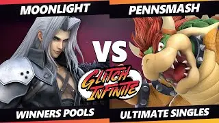 Glitch Infinite - Moonlight (Sephiroth) Vs. PennSmash (Bowser) - SSBU Ultimate Tournament