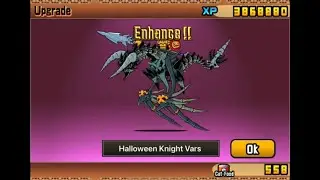 Evolving Nightmare King Vars Into Halloween Knight Vars! | The Battle Cats
