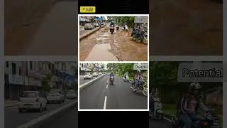 Delhi Road: Reality vs Potential 🚧➡️✨