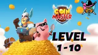 Coin Master Level 1 - 10  #isusgaming #coinmaster