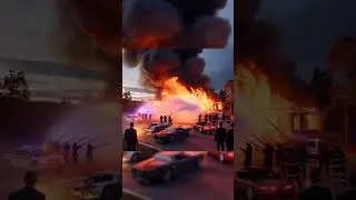 🔥 Huge House Fire Caught on Camera | Firefighter Heroes / Don't forget to leave a comment👇