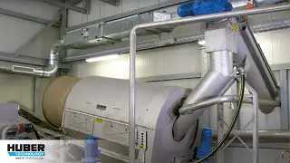 HUBER Grit Treatment System RoSF 5 - grit recycling at WWTP Schwarzenberg