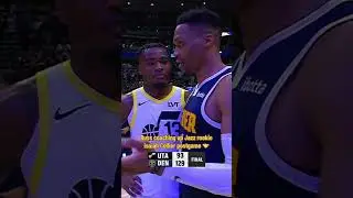 Russ Coaching Jazz Rookie Isaiah Collier Postgame🤝🔥#shorts #short #fyp #explore #interview #nba