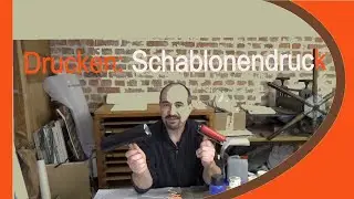 Drucken ohne Druckpresse: Schablonendruck