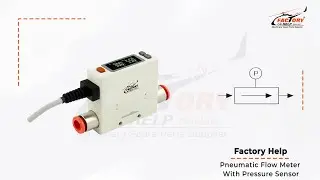 FactoryHelp - Pneumatic Flow Meter with Pressure Sensor