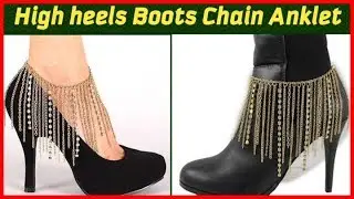 New Fashion Women Anklet Chain For High Heels Boots And Sandals