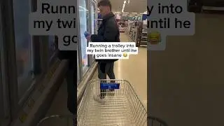 Bumping Shopping Cart Into My Twin Prank