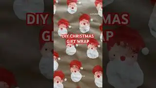 DIY Christmas Gift Wrap #crafttutorial #christmas #cristmasdecor #diycraftideas #giftwrapping #paint