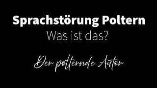 Sprachst&ouml;rung Poltern: Was ist das?