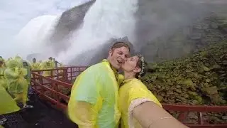 Wow! Watch Couple Elope Under Niagara Falls With GoPro-Wearing Reverend